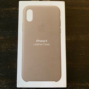 iPhone X Leather Case